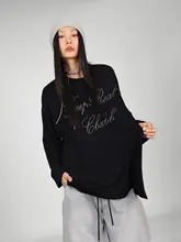 CBXLAB ストリートダンス トレンド ブランド ダイヤモンド レイジー Tシャツ