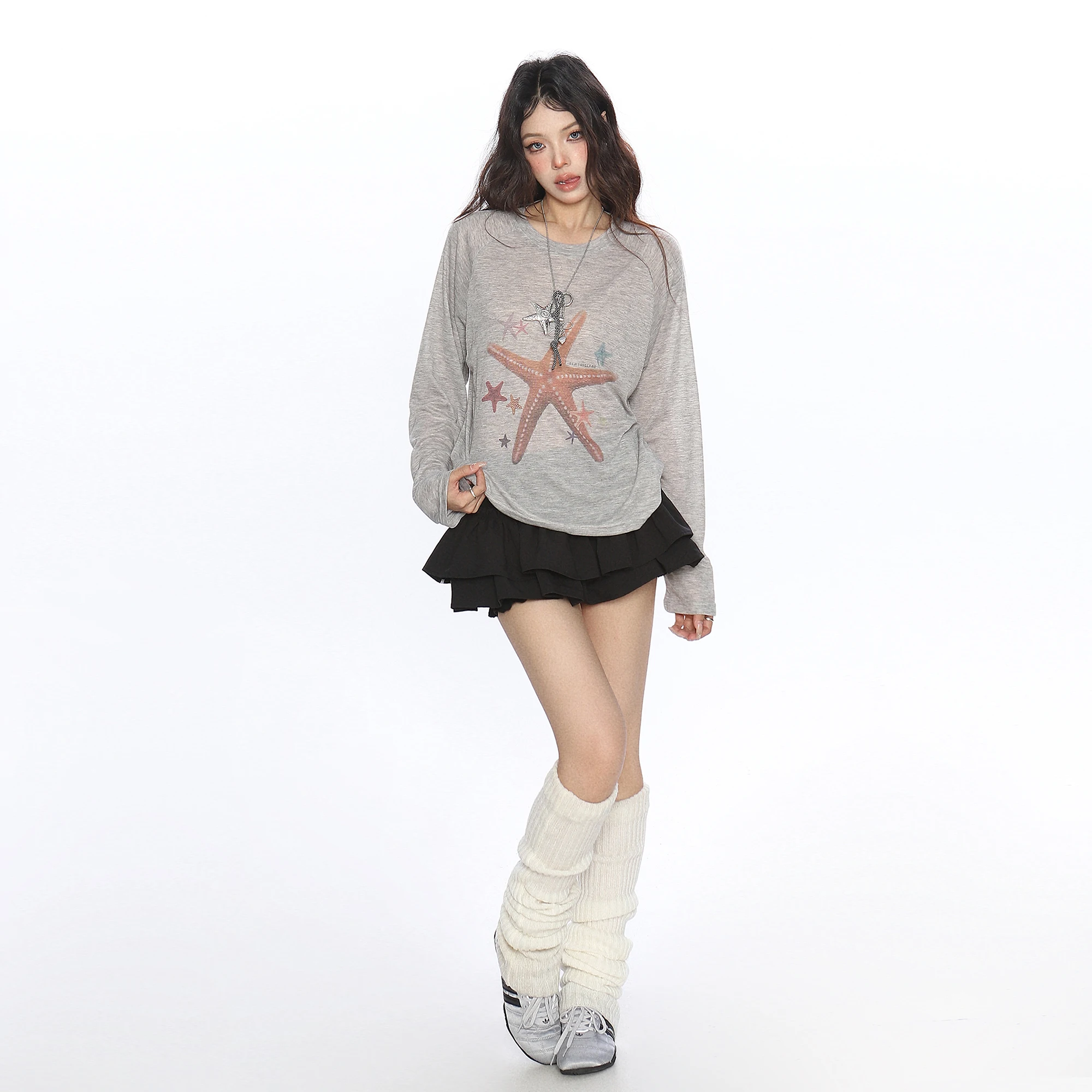 海星プリント薄手長袖Tシャツ：日焼け止め効果と黄ばみ防止の実際