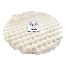 丸型カーペット ラウンジソファ 一人用ソファ フロアマット メイクチェアフットマット 高級感