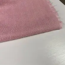 華やかなピンクのツイード風デザイナーコートドレス【春秋用・手作り布】