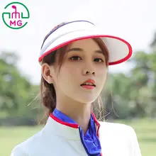MEETGOLF レディースゴルフキャップ【日焼け防止・白・空頂】