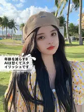 キャップ カップル カジュアル コットンリネン 通気性 紫外線対策 おしゃれ ベレー帽