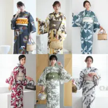 伝統的なデザインの浴衣【高級コットン・花火大会用・多色展開】