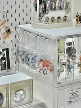 二次元デザインの卓上収納キャビネット【フィギュア展示・防塵対策】