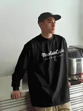 西海岸風 プリント 長袖Tシャツ【メンズ・カジュアル・ヒップホップスタイル】