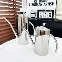 大容量ステンレス製油差し【漏れ防止・キッチン用】