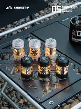 キャンプランプ ランタン メタル 回転式 19LED アウトドア テント タープ 照明 雰囲気 常夜灯 長時間稼働
