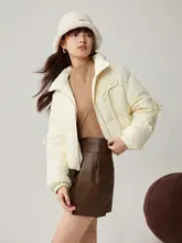 デザイン性のある保温ダウンショートジャケット【甘いアカデミースタイル】