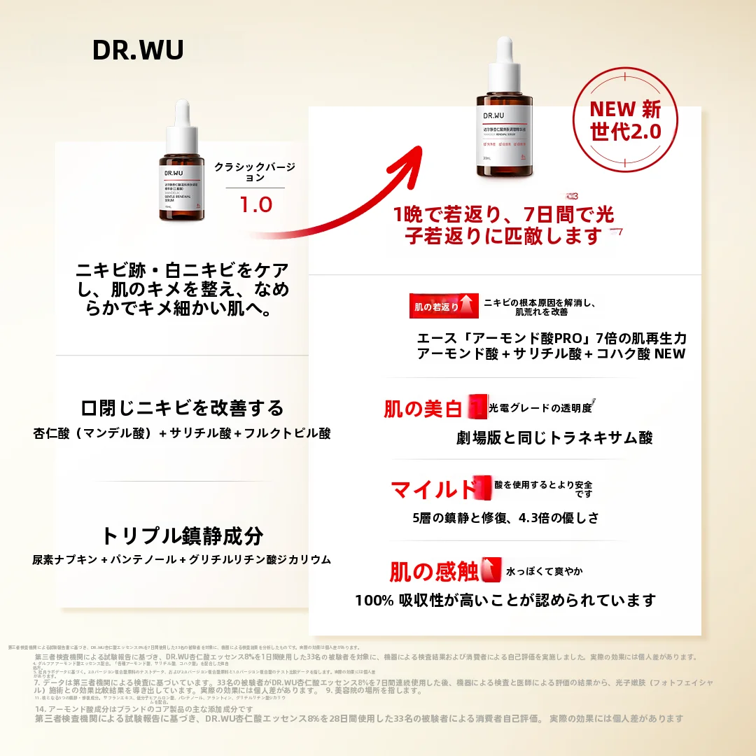 达尔肤杏仁酸精华8%：肌弱酸性环境下控油护理的科学实践