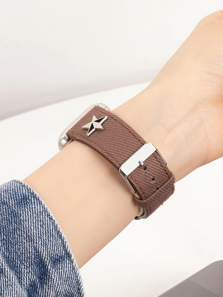 Line通知とApple Watchの連携は可能？夏の通勤スタイルに合うデニム風バンドはこれ！