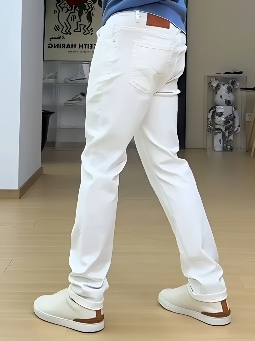 オフィスカジュアル グレーパンツ メンズ：長綿使用・通気性・高弾力の実用性を検証