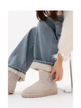 軽量で暖かい冬用ショートブーツ【ウィンターデザイン・ボアインナー】