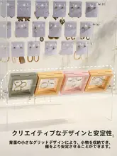 アクリル製 耳飾りディスプレイスタンド【階段式・耳飾り用・展示用】
