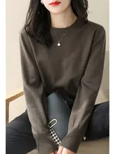 ハイネック長袖ニットインナー【ルーズフィット・秋冬用・極上の柔らかさ】