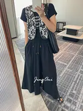 レトロショートベスト【春夏用・フレンチスタイル・カジュアル・女性用】（セットアップ対応）