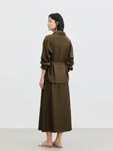 上品なシルクツイルセットアップ【フィット・別々のコーディネートも可能】（セットアップ対応）