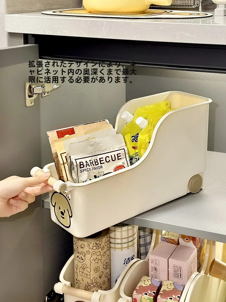 キッチン用組み立て式収納ラック：奥行きのある食器棚収納の実用性と空間効率