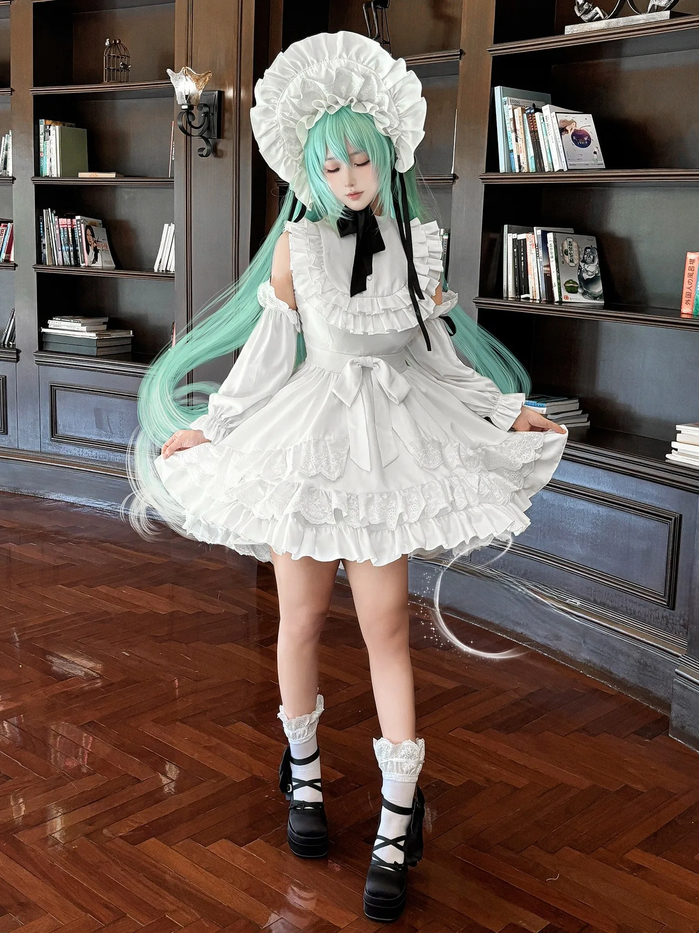初音ミク コスチューム用ドレス：にじフェス・コミケで着用可能な白色音声キャラクター服