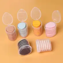 ミニ指用パフ【三角形・水滴型・化粧用スポンジ】