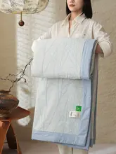 全棉3層ガーゼデザイン夏用掛け布団【軽量・涼感・通気性・水洗可能】