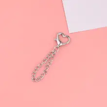 亜鉛合金製 多機能キーホルダー・チェーン付き【DIY手作り・金具・バッグ用チャーム】