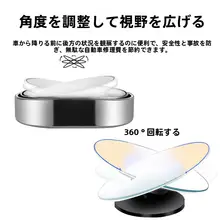 車のバックミラー タクシー用 広角補助ミラー