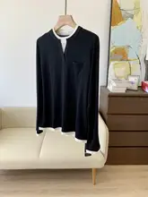 極上の柔らかさのウールニットセーター【Vネック・長袖・ポケット付き・秋用】（セットアップ対応）