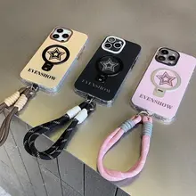 砂金デザインのスマホケース【スタンド付き・シュリンクストラップ対応・iPhone用・カップル向け】