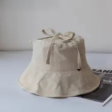 洗える速乾素材の夏用レディース漁師帽【UVカット・ひも付き・軽量】