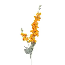大2叉のデルフィニウム造花【欧式ロングブランチ・ウェディング装飾用・背景用フラワーアレンジメント】