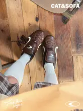 チョコレートサッカーシューズ【男女兼用・レトロデザイン・トレーニングシューズ】