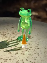 悲壮なカエルのアイスクリームフィギュア【アミューズメントトイ・カエルデザイン】