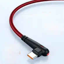 ゲーム用L字型データケーブル【Type-C・120W急速充電・機種対応・充電用】