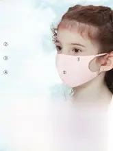 solosunny 子供用日焼け防止マスク【全顔カバー・アイスシルク・UVカット】