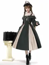 ワンピース インナー セットアップ レディース ロリータ 英国風 学院風 魔法 エレガント ガーリー