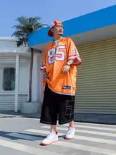 黒竹節デニムパンツ【アメリカンストリートスタイル・ゆったりサイズ・カジュアルショートパンツ】