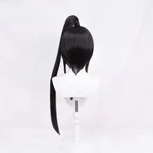 噬魂師 中務椿 コスプレウィッグ【黒のポニーテール】