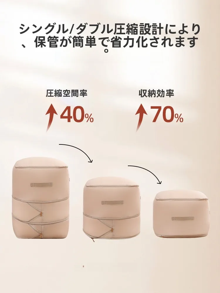 押入れ収納 布団 上段 用の大型圧縮収納袋：沃尊斜紋牛津布の実用性と空間効率解析