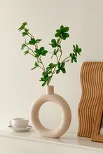 フェイクプランツ マツサネブ 木製リビング 花のアレンジメント 装飾品