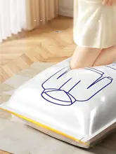 真空圧縮袋 羽毛服用【防塵・収納タイプ・吊り下げ可能】