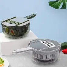 ステンレス製円形多機能野菜切り器【ジャガイモ細切り・スライサー・キッチン用】