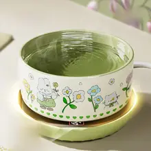 恒温猫用飲水器【陶器製・加熱機能・保温対応】