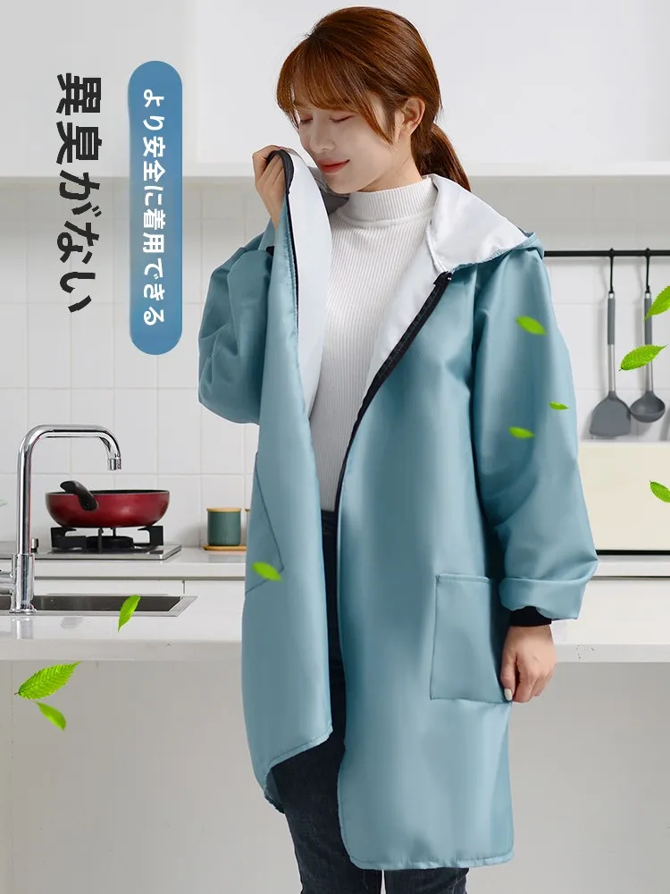 防水エプロンの仕様と実用性：長袖タイプの冬用加绒モデルを徹底解説