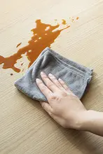 三角形ファイバー製 キッチン用マルチクリーナー【吸水・吸油・デスク用】