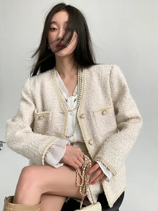 DANCC 当喜 穏やかな印象のオーバーサイズジャケットとワイドパンツの2点セット