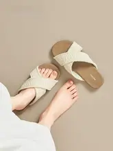 夏用フレンチスタイルの女性用サンダル【極上の柔らかさ・スカートにぴったり】（セットアップ対応）