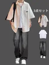 夏用 青少年用 短袖シャツとパンツの運動着【カジュアルスタイル・トレンド学生】（セットアップ対応）