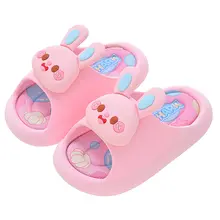 子供用カートゥーンデザインの夏用スリッパ【かわいいプリンセス・滑り止め・厚底・浴室用】