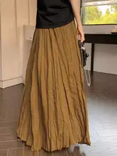 肌理感の白いハイウエストAラインスカート【夏用・ストレッチ・ひざ下丈・大きなフレア】（セットアップ対応）