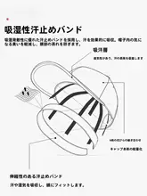 広めつばのキャップ【アウトドア・ユニセックス・バイザー付き・大頭用】